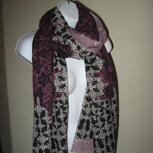 Betty Jackson Black Scarf NWOT - Picture 1 of 7